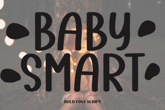 Baby Smart: A Playful Handwritten Font for Makers