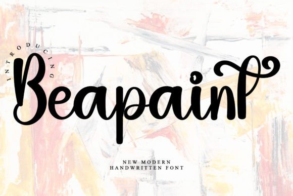 Beapaint: A Delicate Script Typeface for Digital Brand Moments
