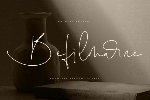Befilmarne: A Luxury Script Font for Refined Brand Identity