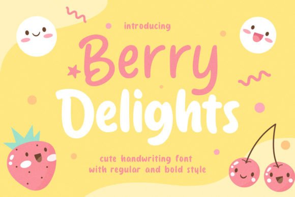 Berry Delight: A Warm, Polished Script Font for Small Business Branding