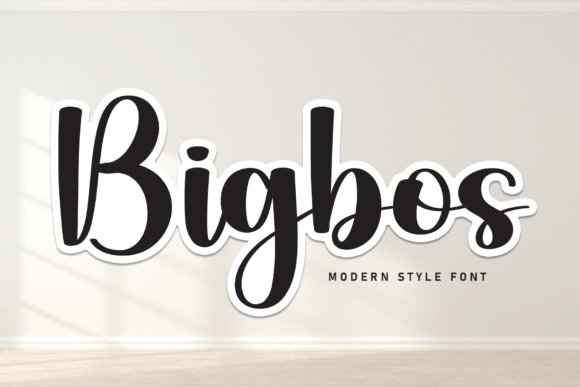 Bigbos: A Refined Script Font for Digital Branding