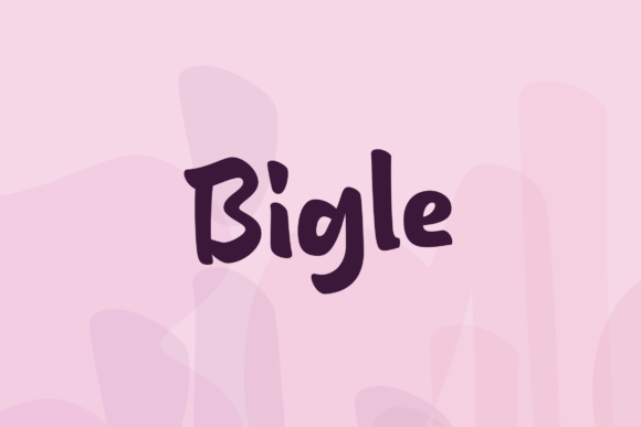 Bigle: A Playful Handwritten Font for Crafters & Sellers