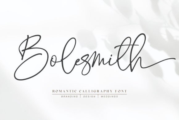 Bolesmith: A Handwritten Script Font That Feels Like a Quiet Conversation