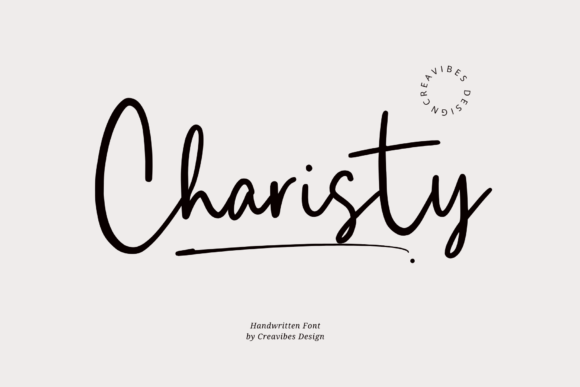 Charisty: A Handwritten Script Font That Feels Human