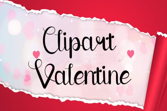 Clipart Valentine: A Handwritten Font That Elevates Digital Branding