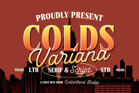 Cold Variana Duo: A Classy Script + Sans Font Pair for Real Branding Work