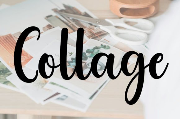 Collage: An Elegant Handwritten Font for Editorial Design