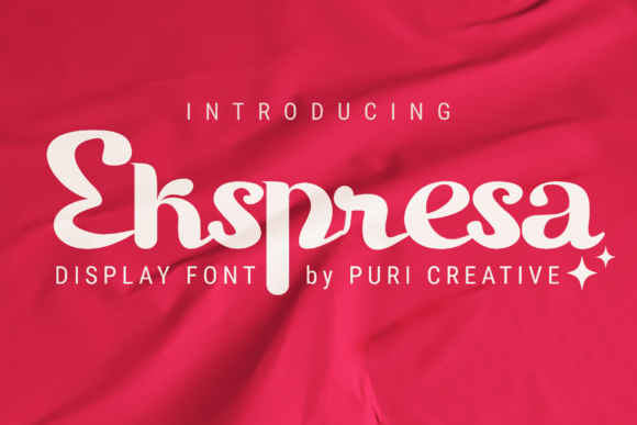 Ekspresa: A Handwritten Display Font for Editorial Impact