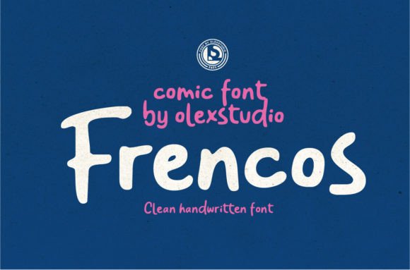 Frencos Handwritten Font for Playful, Professional Craft Projects