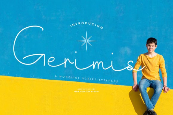 Gerimis: A Script Font That Makes Your Brand Feel Effortlessly Polished