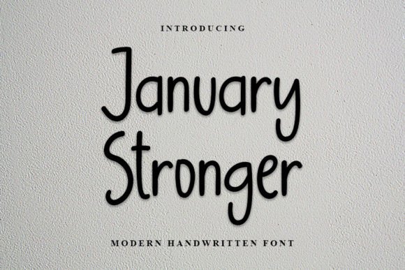 January Stronger: A Warm, Handwritten Font for Human-Centered Web Design
