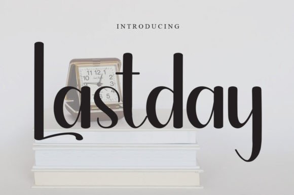 Lastday: A Sweet Handwritten Font for Makers