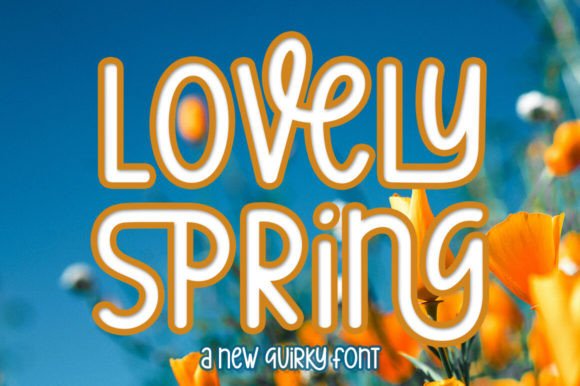 Lovely Spring Font: Whimsical Handwritten Charm for Makers