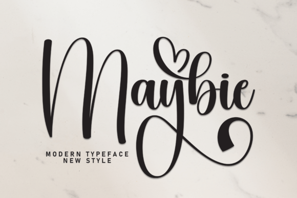 Maybie: A Handwritten Font That Feels Like Your Best Creative Instinct