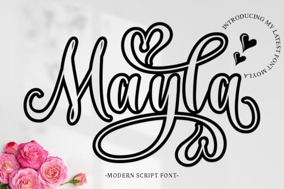 Mayla Outline: A Handwritten Font That Feels Like a Campaign Secret Weapon