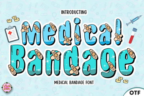 Medical Bandage: A Thoughtful Script Font for Healthcare Storytelling