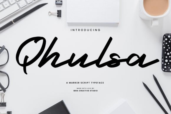 Qhulsa: A Script Font That Converts Scroll Into Stop