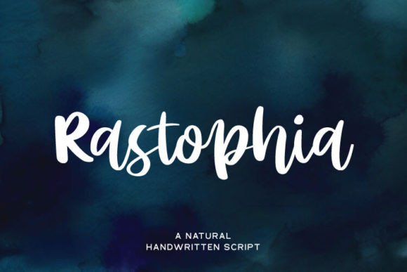 Rastophia: A Refined Script Font for Digital Branding