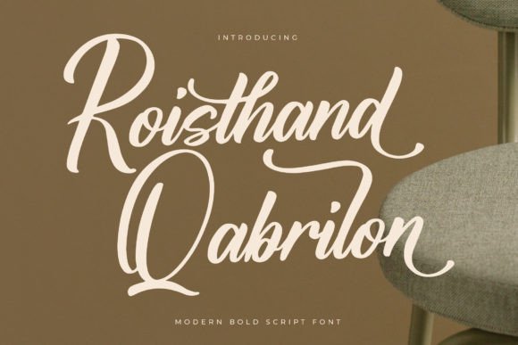 Roisthand Qabrilon: A Modern Script Font for Digital Brand Impact