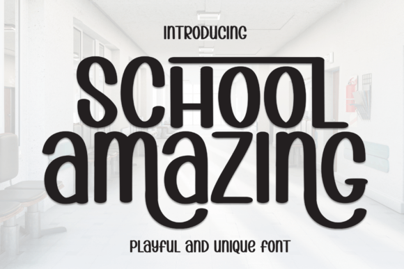 School Amazing: A Friendly Handwritten Font for Campaign Warmth