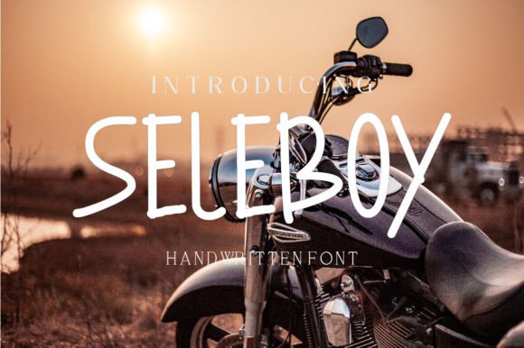 Seleboy Handwritten Font for Crafters & Sellers