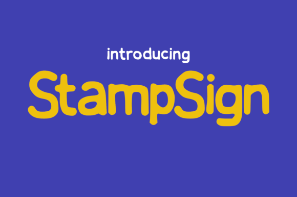 StampSign: A Handwritten Font That Feels Like a Warm Hello