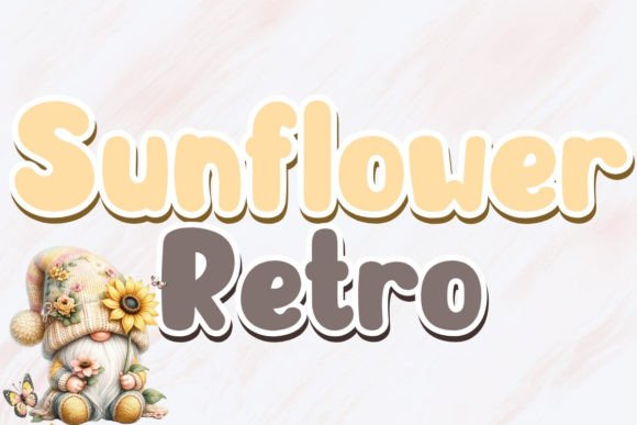 Sunflower Retro: A Display Font That Makes Your Campaign Pop