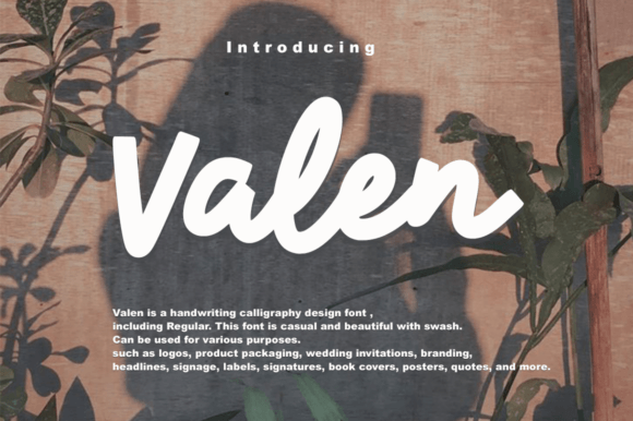 Valen: A Handwritten Font That Feels Like Home