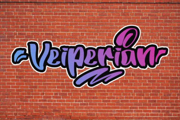 Veiperian: A Graffiti Font That Brings Urban Energy to Your Handmade Goods