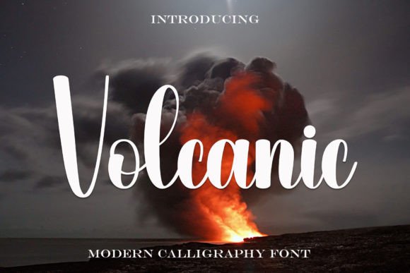 Volcanic: A Handwritten Font That Makes Your Brand Feel Human