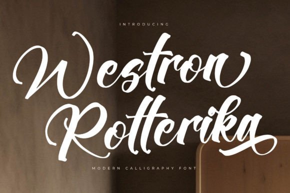 Westron Rotterika: A Luxe Script Typeface for Digital Branding