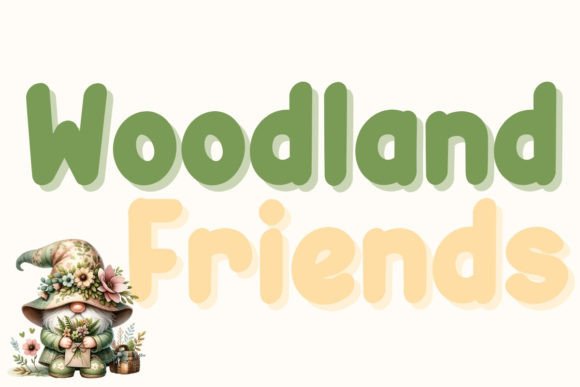 Woodland Friends: A Handwritten Font for Warm, Authentic Branding